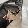 Bolso de hombro sencillo con lazo para mujer, elegante, de color liso, para ir al trabajo, primavera 2025