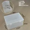 Caja de Embalaje de Plástico Transparente Caja de Exhibición de Muestras de Herramientas de Ferretería Caja de Embalaje de Piezas Organizador de Accesorios Caja de Almacenamiento de Tarjetas