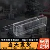 Caja Transparente Portátil de Acrílico para Observación de Peces con Escala para Pesca en Ríos de Whitefish, Minnows y Peces de Arroyo