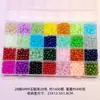 Jade sintético cornalina roja agujero recto cuenta redonda cuentas sueltas diy paquete de material para tejido hecho a mano accesorios para cuentas de joyería venta al por mayor