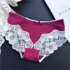 [Rojo Ancola] 880# Ropa Interior Roja Grande de Año Nuevo Malla de Encaje Seda de Hielo Ropa Interior Roja