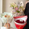 Papel de Envoltura Flor de Fénix Dorado Huaxi Impermeable 8 Sedas Engrosadas Día de San Valentín Chino Papel de Envoltura para Ramo DIY Floristería