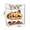 Caja Misteriosa Caja de Exhibición Caja de Almacenamiento Labubu Vitrina Transparente para Figuras Burbuja de Muñeca Mart Soporte de Exhibición Acrílico