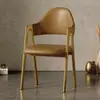 Cadeira de jantar de luxo leve, cadeira de lazer para casa com encosto, banqueta simples para mesa, cadeira para restaurante, casa de chá, manicure, cadeira de recepção para escritório