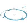 Pulsera Explosiva Europea y Americana ins Cuentas de Vidrio Cuentas de Cobre Ojos de Demonio Ajustable Tejida a Mano Cuerda de Mano para Transfronteriza