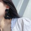 Pendientes de malla estilo Mori, estilo vacacional grandioso, pendientes de pétalos, pendientes de vitalidad fresca, joyería para orejas llamativa para mujer