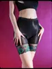 Pantalón Interior de Encaje de Aguja 912 Sin Costuras Brillante para Mujer, Pantalones de Seguridad Ultradelgados Sedosos, Talla Grande 912 Pantalones con Abertura en la Entrepierna de Aceite de Caballo
