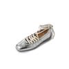 Han Fan Estilo Occidental Cómoda Correa de Piel de Oveja Mary Jane Primavera 2025 Fondo Grueso Tacón Bajo Punta Cuadrada Zapatos Casuales Mujer Talla 41 talla grande