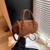 Sentido Avanzado de Comercio Exterior Nicho Bolso de Bowling para Mujer 2024 Nuevo Bolso de Mano Pequeño al Hombro Cruzado Bolso Cuadrado Pequeño Esmerilado
