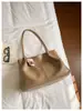 Bolso Tote Simple Retro Estilo Coreano Nuevo de Moda para Mujer Gran Capacidad para Viajes Cotidianos Bolso de Hombro Único Versátil Bolso de Axila