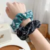 Inventario Mayorista de Comercio Exterior ¡Último Pedido! ¡Compra Grupal en Vivo! Goma para el Cabello Pequeña Floral Estilo Coreano Anillo de Intestino Grande Elegante Retro