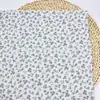 Tecido de Gaze Dupla de Algodão, Tecido Crepe, Tecido para Roupas de Bebê e Crianças, Pijamas, Tecido de Gaze Dupla 100% Algodão Estampado Floral