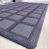 Tapetes Modulares Interconectables Comerciales Alfombra para Entrada de Centro Comercial Grande Hotel PVC Absorción de Agua Eliminación de Polvo Antideslizante Tapetes para Pies 30*30