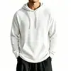Sudadera con capucha informal para hombre de punto gofrado, estilo americano, para otoño e invierno, nueva, transfronteriza
