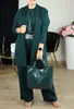 Comercio Exterior Europeo y Americano Ropa Femenina Transfronteriza Artículo Más Vendido en Amazon: Cárdigan de Punto, Pantalones de Pierna Ancha, Conjunto de Tres Piezas Tallas Grandes