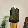 Novo Colete Jacquard Estilo Nacional Retrô Chinês 2026 Outono Novo Estilo Gola Alta Camisola Emagrecedor Versátil Colete de Temperamento para Mulheres