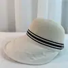 Chapéu de Sol da Moda Versátil para Viagem ao Ar Livre Protetor Solar Novo com Aba Longa e Top de Tela Chapéu Feminino Primavera e Verão Cabeça Grande