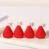 Vela de aromaterapia de morango presente por atacado ins decoração de casa criativa terno adereços aromaterapia cubo vela