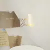 Nueva Decoración de Pastel Feliz Cumpleaños Estilo Transfronterizo Bronceado Tarjeta de Pastel Acrílica Bronceada Suministros para Fiestas