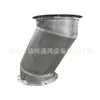 Tubo de escape de fábrica de acero inoxidable en forma de S codo de 45 grados 90 grados tubo de escape de chimenea de aceite lámina de hierro galvanizado blanco tee
