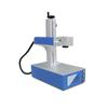 Máquina de gravação a laser de mesa pequena máquina de marcação de estande portátil máquina de gravação a laser de metal 30W máquina de marcação de fibra óptica