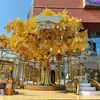 Árbol de Banyan Dorado Artificial, Árbol de los Deseos, Árbol del Dinero para Año Nuevo, Árbol Grande Artificial para Salas de Oración y Centros Comerciales, Árbol Falso para la Buena Fortuna