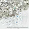 Acessórios de Joias em Formato de Coração de Pêssego de 4mm Joias DIY Diamante Decorativo Nail Art Diamante Usável Nail Art Joias Estilo Quente Atacado