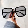 Gafas de Sol para Mujer de Moda Estilo ins Popular en Internet Polígono Montura Grande que Muestra la Cara Pequeña Gafas de Sol con Protección UV Gafas para Conducir de Mujer