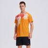 Camiseta Deportiva Casual de Verano de Manga Corta para Hombres y Mujeres, Holgada, Transpirable, de Seda de Hielo, Moderna, para Fitness, Cuello Redondo
