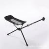 Silla Plegable de Luna para Exteriores con Reposapiés Conveniente, Reposapiés de Silla Plegable de Aleación de Aluminio, Camping de Ocio al Aire Libre