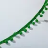 Entrega Direta da Fábrica de 35 Cores de Passeamanaria Pom-Pom Colorida de 1cm para Roupas Feitas à Mão DIY e Acessórios Decorativos para Têxteis Domésticos