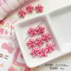 Coração Rosa Delicado Feminino Kt Lápis Coração Estrela Liga Pintada Contas DIY Pulseira Colar Acessórios de Joias