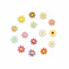 Patches pequenos bordados de margaridas estilo INS para consertar furos em roupas, patches florais para reparo DIY, emblemas termocolantes, etiquetas decorativas bordadas em computador