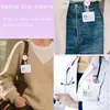 Suministro de Exportación Directa Portatarjeta de Identificación Retráctil con Cordón de Corbata de Moño, Versión Horizontal Portatarjeta de Identificación de Trabajo, Pinza para Gafete Médico, En Stock