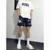 Estrella Negra Baloncesto Americano Deportes Shorts Trendy Por Encima de la Rodilla Pantalones de Tres Cuartos Running Fitness Casual Estilo Transpirable