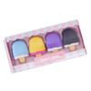 Macaron Color Cuatro en la Ventana del Oso Caja de Regalo Postre Piruleta Traje de Goma Estudiante Papelería Creativa Goma