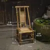 Silla de Bambú de Sichuan al por Mayor Taburete Respaldo Silla Tejido de Bambú Hecho a Mano Antiguo Hogar Niños Taburete Pequeño de Bambú Tejido