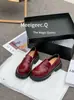 Mocasines de Punta Redonda para Mujer, Mocasines sin Cordones con Pliegues y Tacón Bajo, Zapatos de Cuero Estilo Británico para el Trabajo, Zapatos Individuales de Gamuza, Transfronterizo
