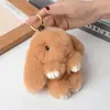 Peluche de Conejo Imitación Piel de Conejo Rex Colgante de Conejo Colgante para Bolso de Conejo Colgante de Conejo MengMeng Colgante de Conejo Muerto de Peluche