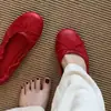 Zapatos bajos estilo ballet con lazo para mujer, zapatos planos de suela blanda que no cansan los pies, zapatos tipo abuela sin cordones, zapatos mecedores