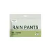 Pantalones de Lluvia Desechables con Cubrepiés, Empacados Individualmente, Transparentes, Impermeables, Adecuados para Actividades al Aire Libre, Pesca, Rafting, Ciclismo, Pantalones de Lluvia Portátiles