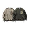 Roupas Masculinas Beijie Estilo Americano Marca Tendência 2025 Outono Novo Moletom Funcional Outdoor Masculino Gola Redonda Patchwork Pulôver Top
