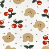 Capa para bolsa de roupas de algodão estampado, malha de algodão classe A para bebês, 300 peças, estampado, dupla face