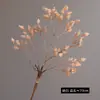 Ramas de piña de pino artificial de alta gama, Hierba cola de perro, Tallos de arroz, Decoración exterior para escaparates, Tallos de flores de junco individuales, Espigas de trigo