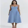 Vestido strapless de verão mais vendido da Amazon, estilo europeu e americano, com cintura marcada, design moderno e sexy, perfeito para férias na praia.