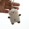 Lã crochê dos desenhos animados gatinho pingente Siamese gato lã boneca de crochê criativo artesanais chaveiro produto acabado