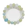 Pulseira de Cristal Pedra de Uva Natural Envelhecida Solo para Mulheres, Pulseira de Água-Marinha Fashion e Versátil Atacado