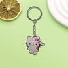 Llavero creativo de la serie Hello Kitty de AliExpress. Pequeño regalo. Llavero de coche de moda.