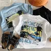 Camiseta de Verano de Manga Corta para Niños Muye, Ropa Infantil Huzhou Zhili, Top Elegante y Versátil para Bebés, Ropa de Moda para Niños y Niñas