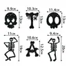 Banderas de Decoración para Fiestas de Halloween Europeas y Americanas, Banderas de Calavera del Festival de los Fantasmas, Banderines, Guirnaldas de Decoración de Atmósfera de Halloween